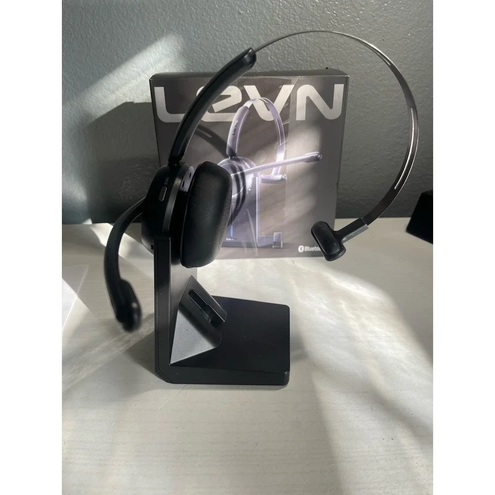 LEVN CT001 Wireless Headset with Microphone for Call Center/Office/Work